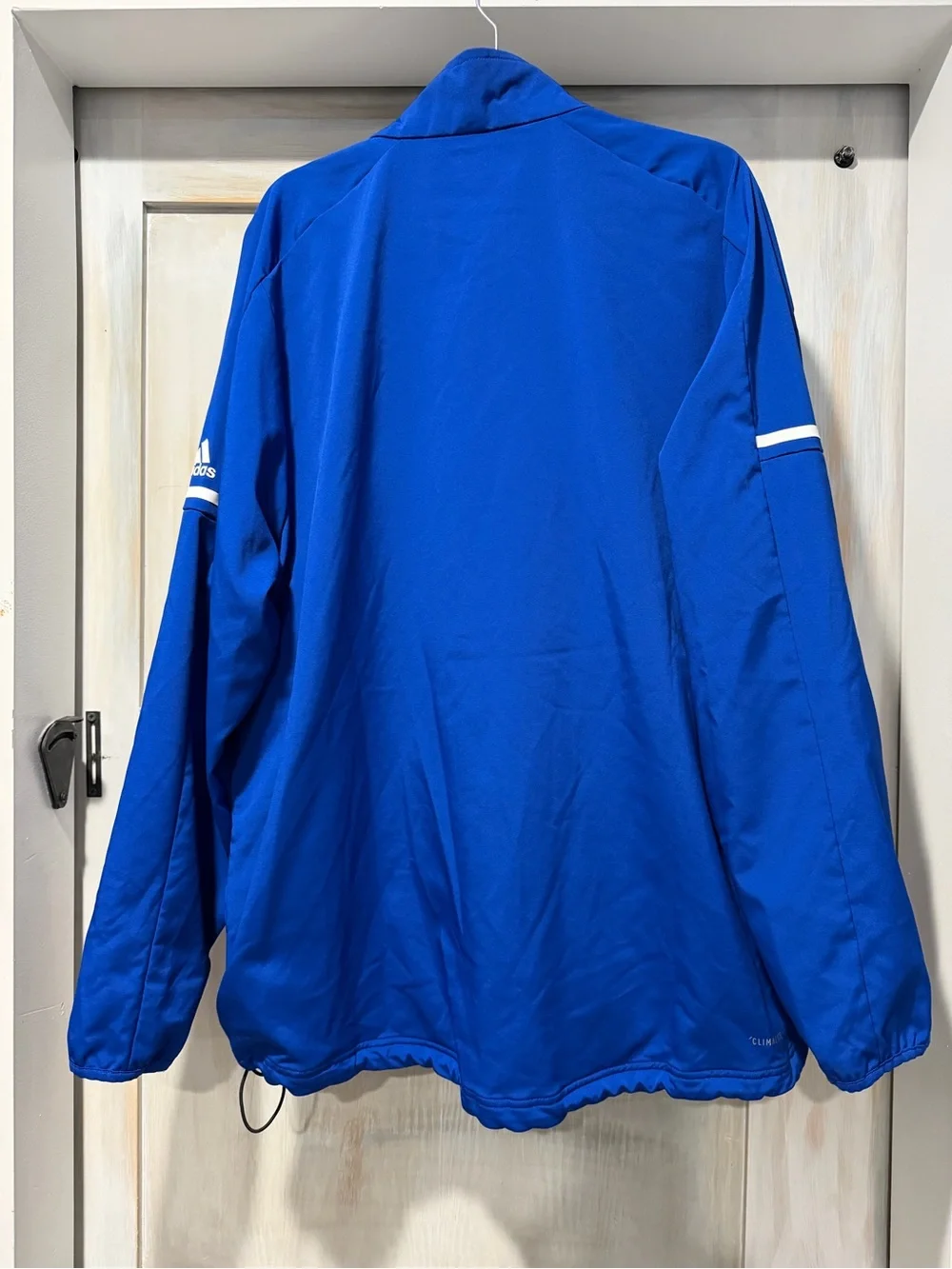 adidas Men's Bright Blue Half-Zip Performance Pullover